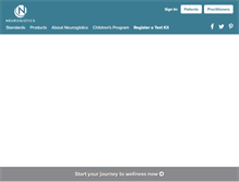 Tablet Screenshot of neurogistics.com